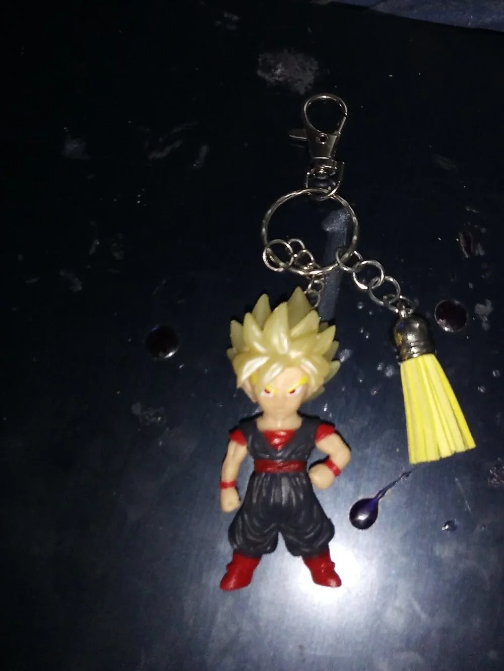 Dragon Ball Z Red Eye Goku Bag Charm Keychain